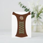 Carte Postale Oktoberfest Dirndl (Debout devant)