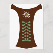 Carte Postale Oktoberfest Dirndl (Devant)