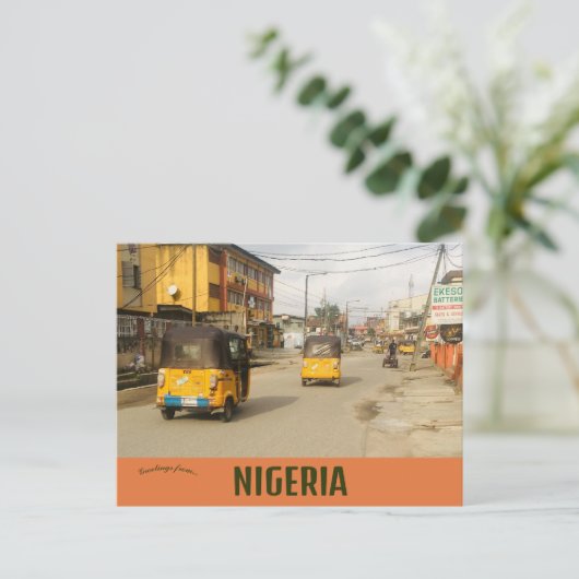 Carte Postale Oladosu St Ikeja Nigéria (Debout devant)