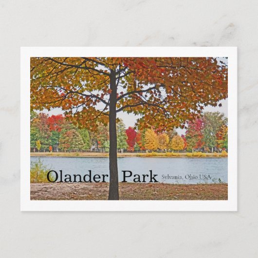 Carte Postale Olander Park, Sylvania, Ohio USA/Automne Colonnes (Devant)