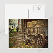 Carte Postale Old Amish Wagon (Devant / Derrière)