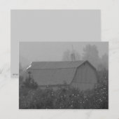 Carte postale Old Barn (Devant / Derrière)
