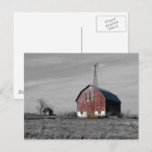 Carte postale Old Barn (Devant / Derrière)