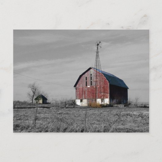 Carte postale Old Barn (Devant)