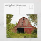 Carte postale Old Barn (Devant / Derrière)