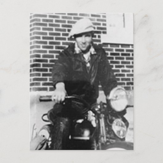 Carte Postale Old Biker (Devant)