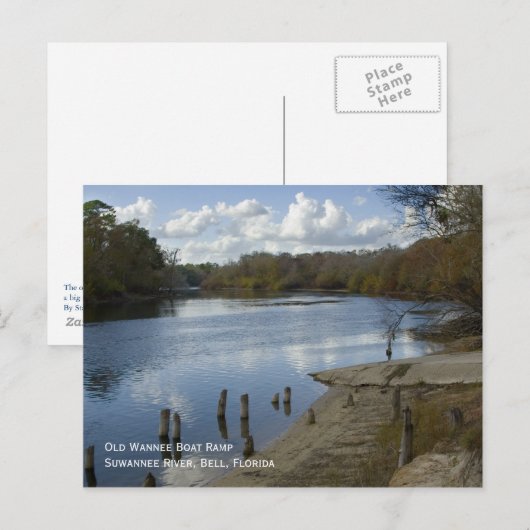 Carte postale Old Boat Dock (Devant / Derrière)