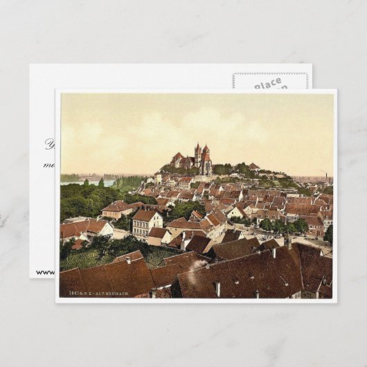 Carte Postale Old Breisach, Forêt-Noire, Baden, Allemagne magnif (Devant / Derrière)