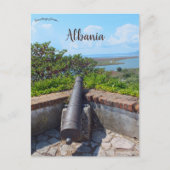 Carte Postale Old Cannon at Butrint Fortress in Albania (Devant)