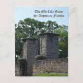 Carte Postale Old City Gates Historic St Augustine FL (Devant)