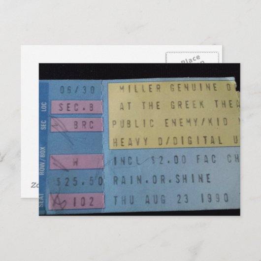 Carte Postale Old Concert 1 - educatedbrainfart (Devant / Derrière)