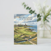 Carte Postale Old Course à St Andrews Écosse (Debout devant)