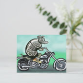 Carte Postale Old Crusty Biker (Debout devant)