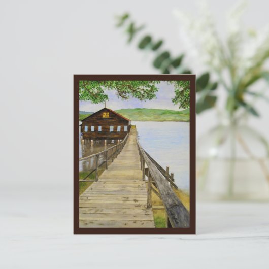 Carte Postale Old Dock/Point Reyes, CA - Mini Objets de collecti (Debout devant)
