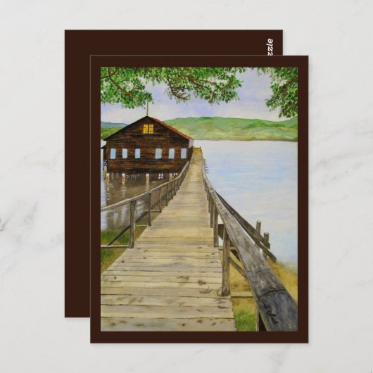 Carte Postale Old Dock/Point Reyes, CA - Mini Objets de collecti (Devant / Derrière)