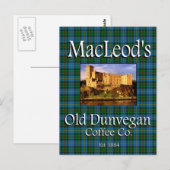 Carte postale Old Dunvegan Coffee Co. de MacLeod (Devant / Derrière)