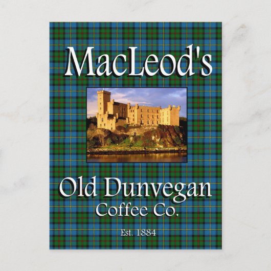 Carte postale Old Dunvegan Coffee Co. de MacLeod (Devant)