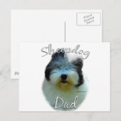 Carte Postale Old English Sheepdog (Devant / Derrière)