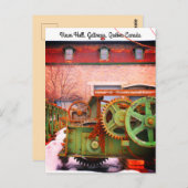 Carte Postale Old Factory Machinery Gears Wheels Vieux Hull (Devant / Derrière)