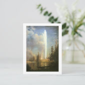 Carte Postale Old Faithful, Albert Bierstadt (Debout devant)