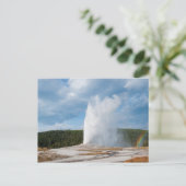 Carte Postale Old Faithful Geyser (Debout devant)