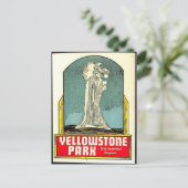 Carte Postale Old Faithful Yellowstone (Debout devant)