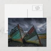 Carte Postale Old fishing boats (Devant / Derrière)