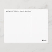 Carte Postale Old Fishmarket et Bourse, Amsterdam, Pays-Bas (Dos)