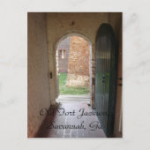 Carte Postale Old Fort Jackson, Savannah, Ga (Devant)