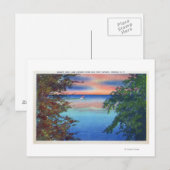 Carte Postale Old Fort Ontario Sunset Vue du lac Ontario (Devant / Derrière)