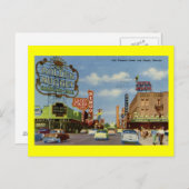 Carte Postale Old Fremont St, Las Vegas Vintage (Devant / Derrière)