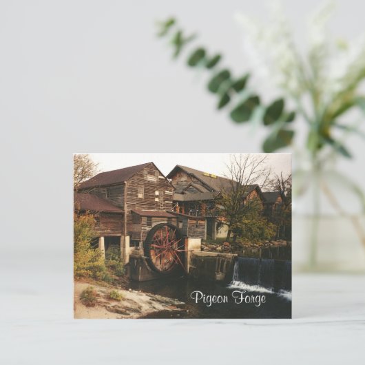 Carte postale Old Grist Mill (Debout devant)