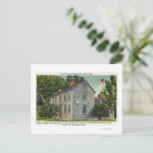 Carte Postale Old Hancock Clark House Vue, Paul Revere Rode B (Debout devant)