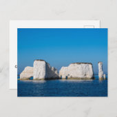 Carte Postale Old Harry Rocks Dorset (Devant / Derrière)