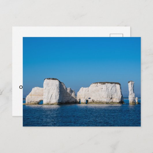 Carte Postale Old Harry Rocks Dorset (Devant / Derrière)