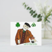 Carte postale Old Irish Drinker (Debout devant)