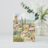Carte Postale Old Italian Village (Debout devant)
