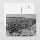 Carte Postale Old Key West Florida Post Card, 1887 (Devant / Derrière)