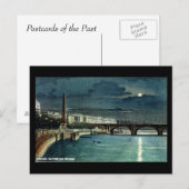 Carte postale Old London - Waterloo Bridge (Devant / Derrière)