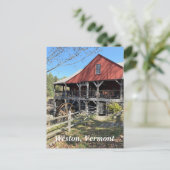 Carte Postale Old Mill Museum in Weston, VT (Debout devant)