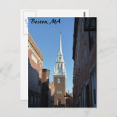 Carte Postale Old North Church (Devant / Derrière)
