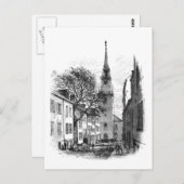 Carte Postale Old North Church (Devant / Derrière)
