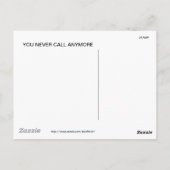 Carte Postale Old Pay Phone (Dos)