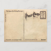 Carte Postale Old Postcard (Dos)