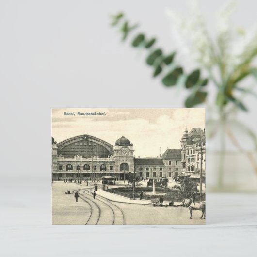 Carte Postale Old Postcard - Bâle (Debout devant)