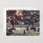 Carte Postale Old Postcard - Battersea Park, Londres (Devant / Derrière)