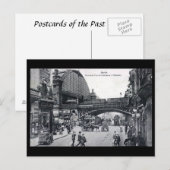 Carte Postale Old Postcard - Berlin, Friedrichstrasse Station (Devant / Derrière)