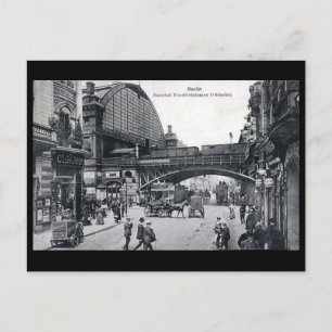 Carte Postale Old Postcard - Berlin, Friedrichstrasse Station