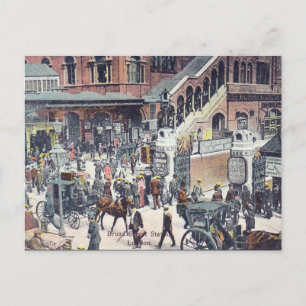 Carte Postale Old Postcard - Broad St Station, Londres