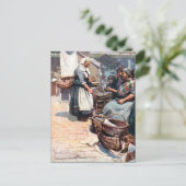 Carte Postale Old Postcard - Dundee Market, Écosse (Debout devant)